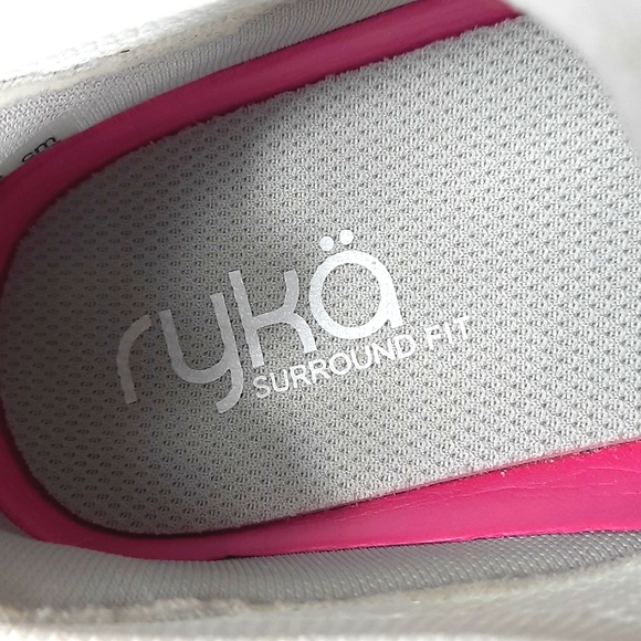 Ryka Astrid Knit Womens Shoes Size 6.5 M White Sneakers Surround Fit Stretch - Picture 8 of 13